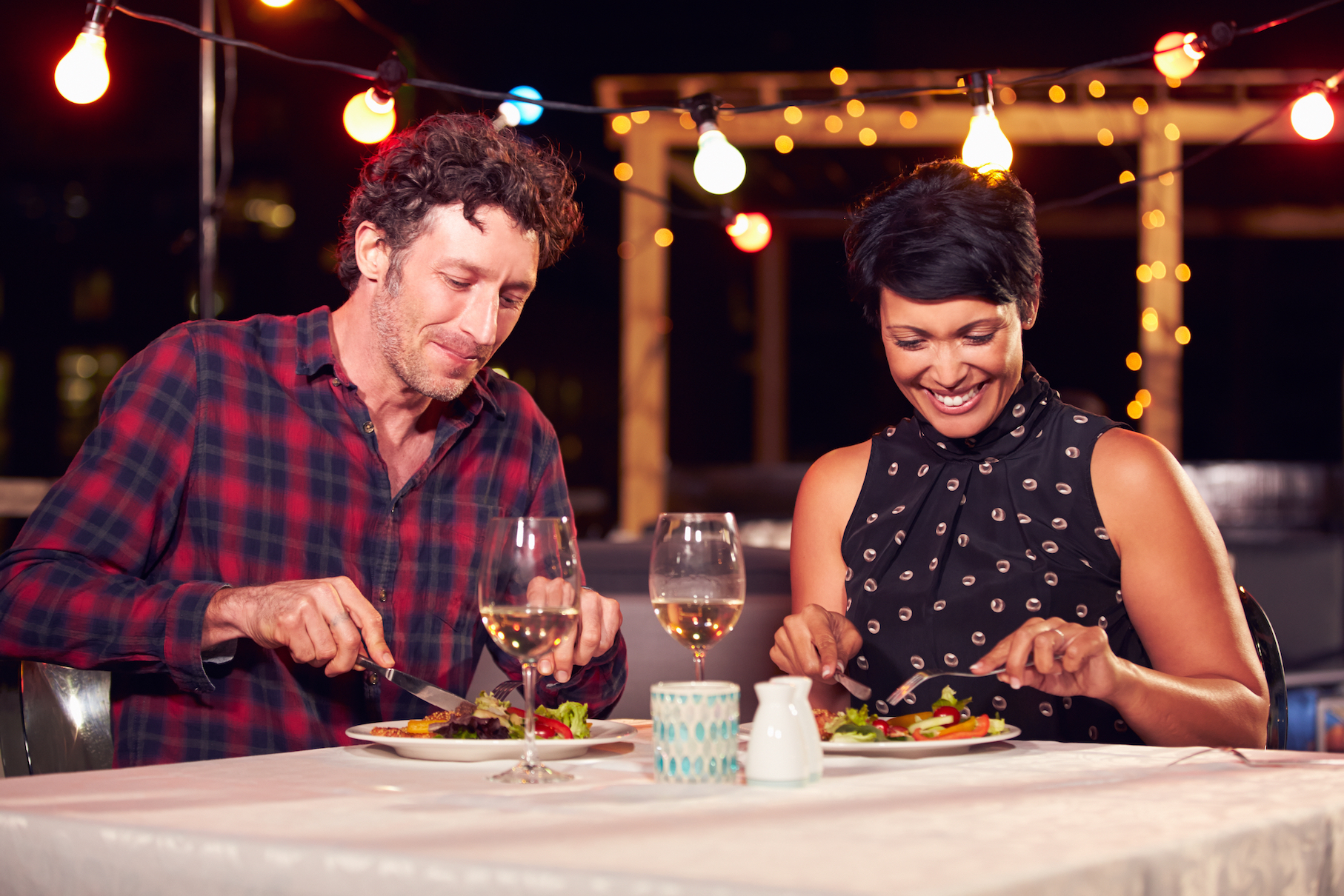 guy and girl not dating dinner party